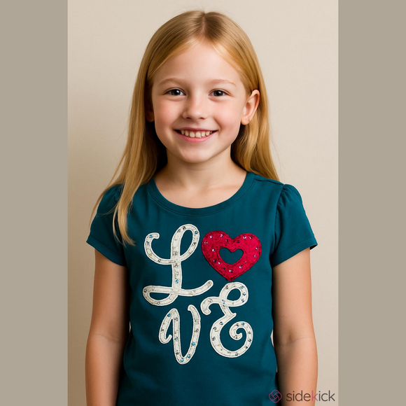 Children’s place Girls blue blouse 10/12 large - Picture 1 of 9